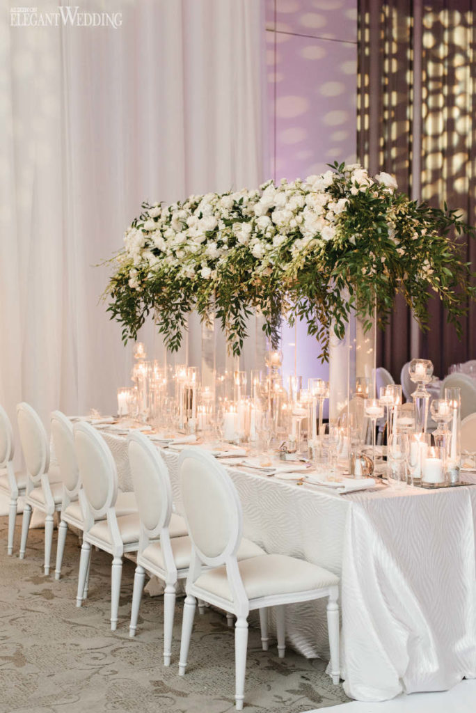 All-White Wedding Filled with Luxury