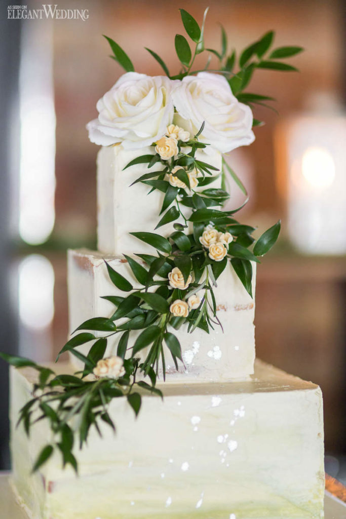 Greenery Wedding Cakes