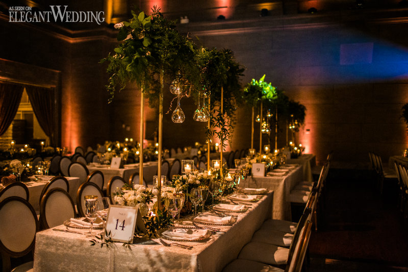 Enchanted Garden Wedding Table Setting