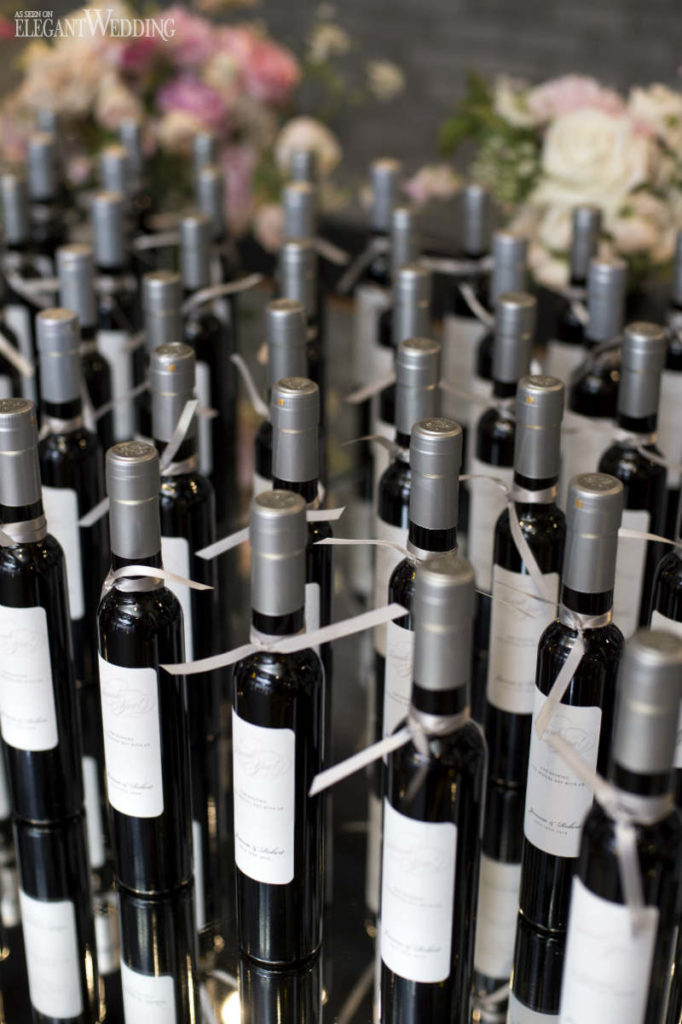 Wine Bottle Wedding Favours