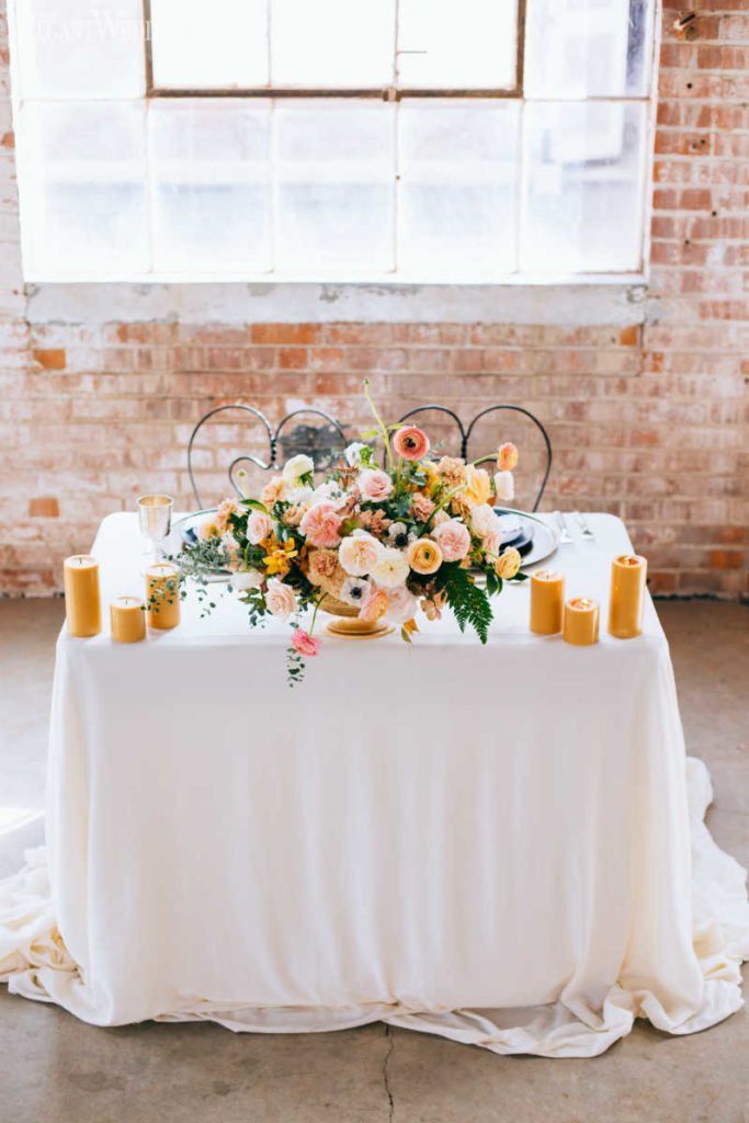 Fall Wedding Table Settings