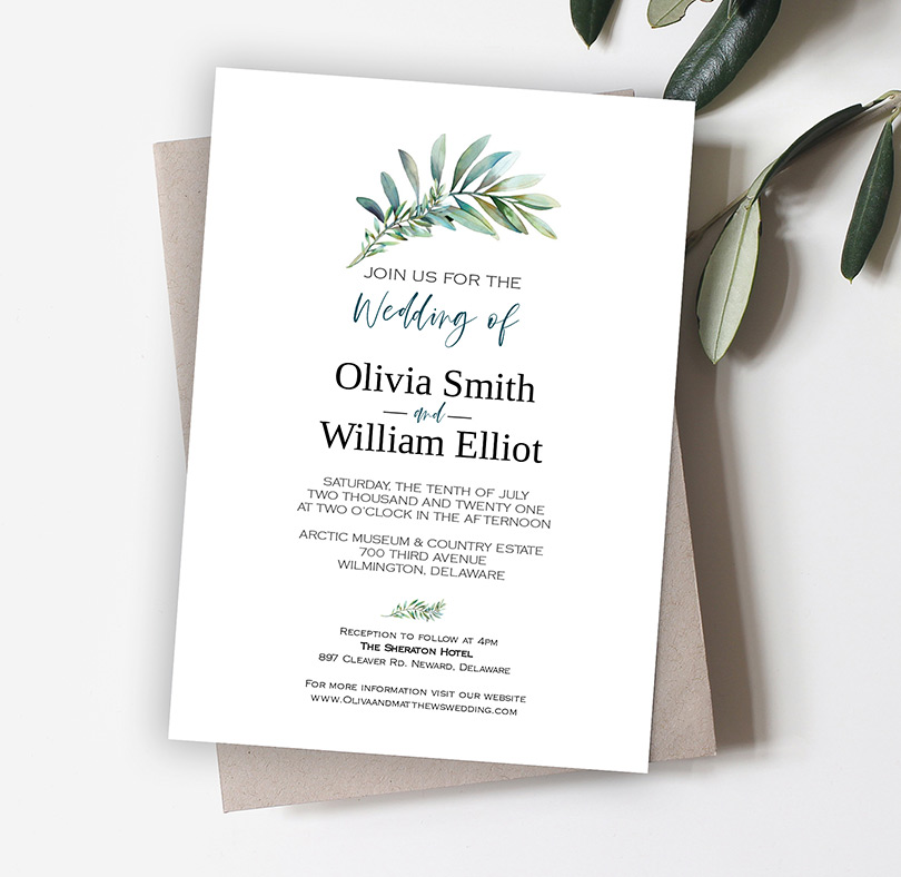 blue clover paperie wedding invitations