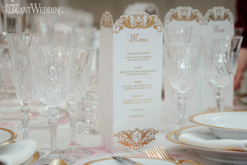 Matilyn | Bespoke Events wedding menu
