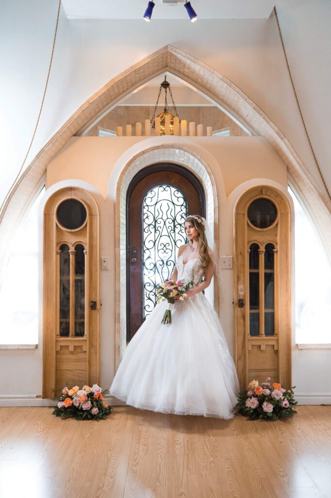 wedding in a chapel