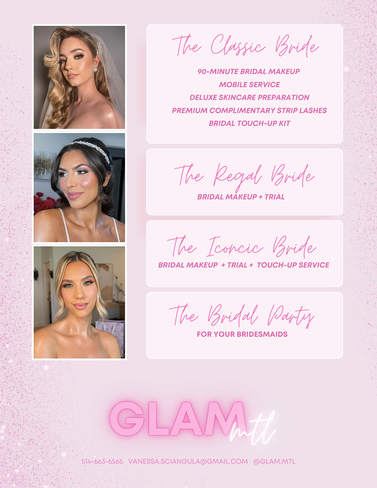 glam mtl makeup artist in montreal